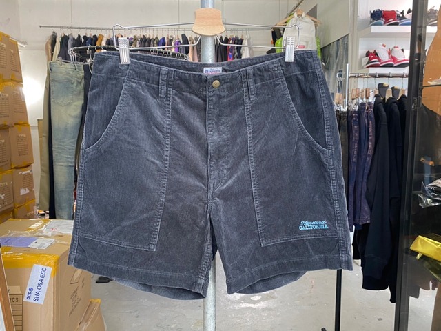 STANDARD CALIFORNIA SD CORDUROY SHORT CHARCOAL 34 08086/08113