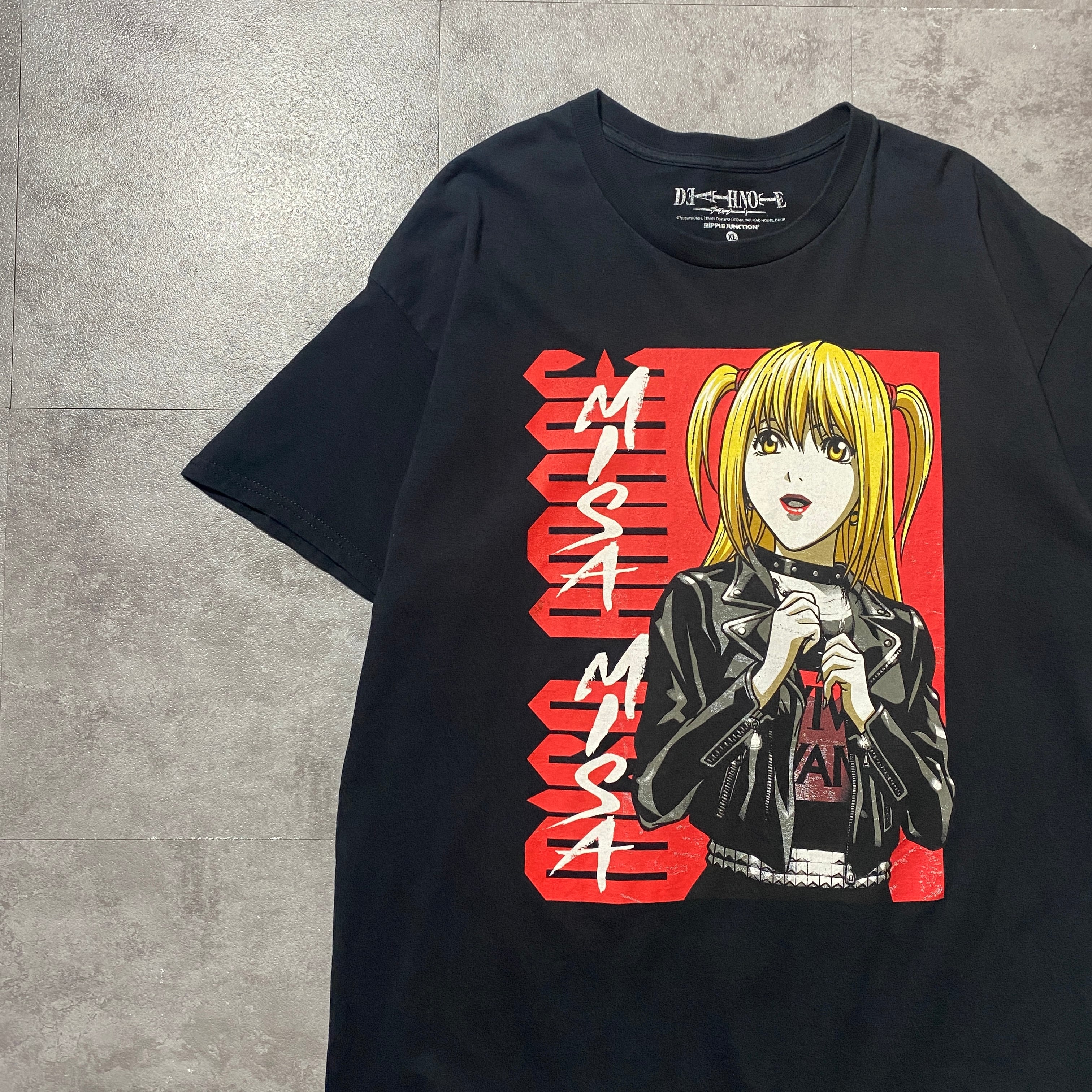 DEATH NOTE デスノート 弥海砂 ミサミサ プリント Tシャツ アニメTee
