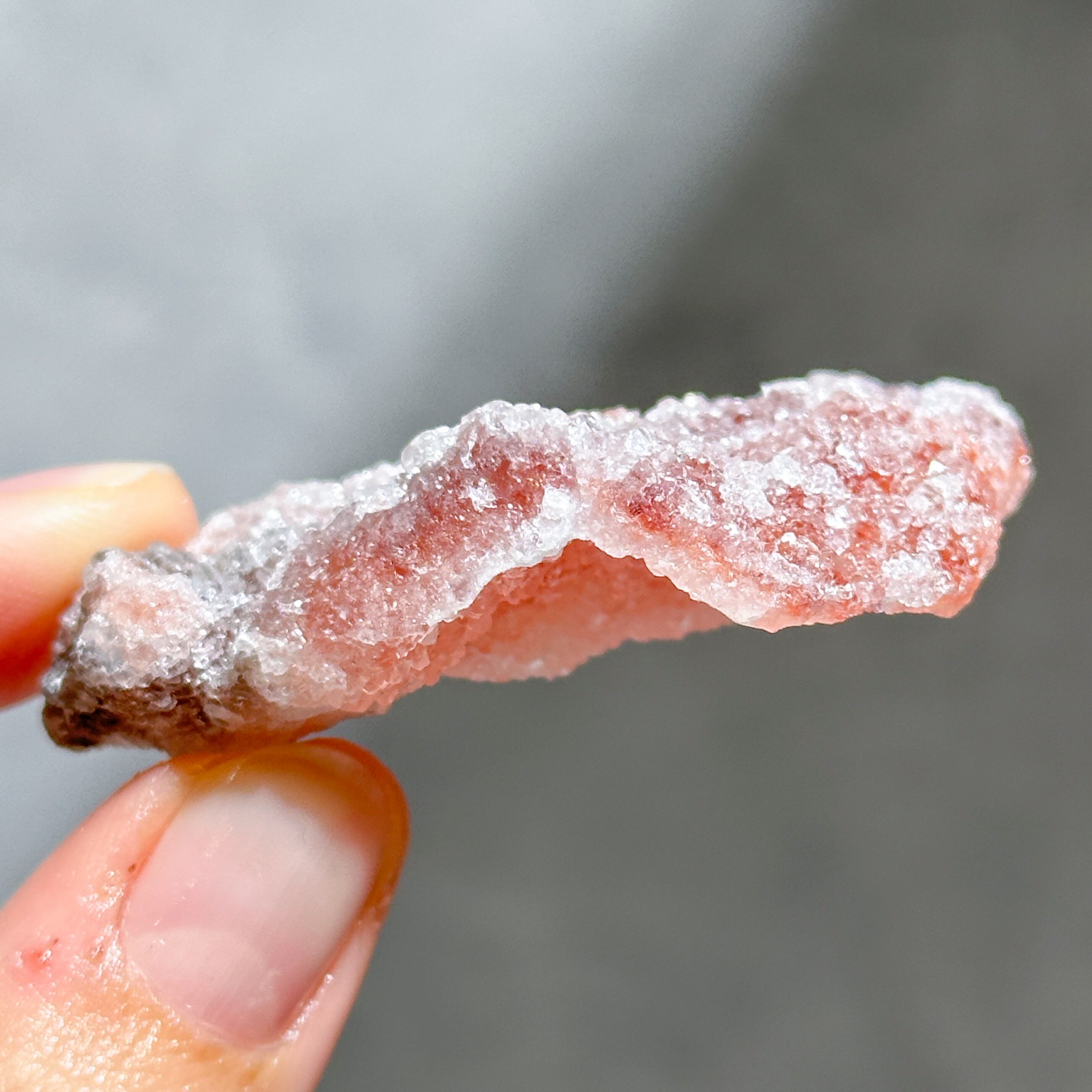 アポフィライト レッドバージョン① レッドアポフィライト(スティルバイト共生) 03◇Red Apophyllite