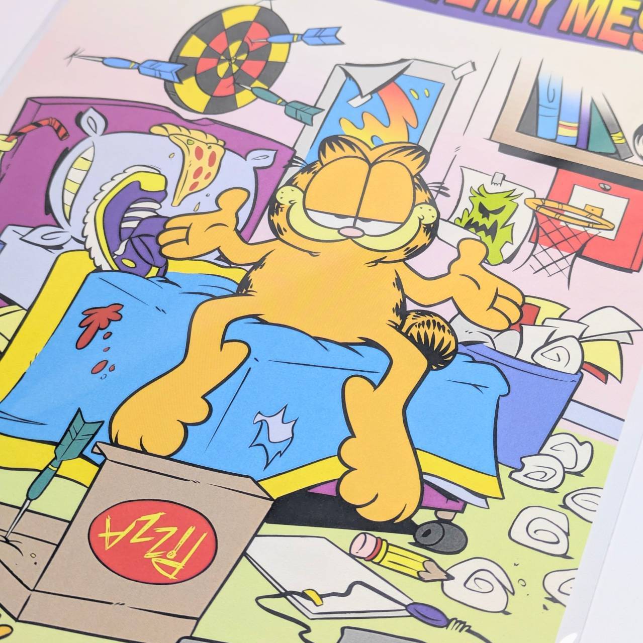 狭いスペースでも◎待望のB5ポスター!【 Garfield( ガーフィールド ) 】 POSTER / ポスター 〚アメリカン雑貨 アメトイ〛