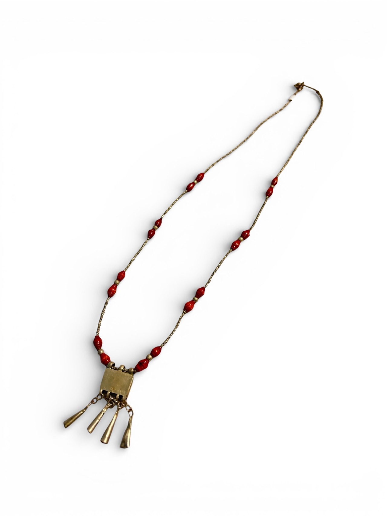 Peace Bullet Shell Necklace  - 平和への願いをつなぐネックレス - 74cm