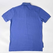 90s 00s Polo by Ralph Lauren ラルフローレン 鹿の子 半袖 ポロシャツ M/ブルー系/メンズ/インパクト21/ビンテージ