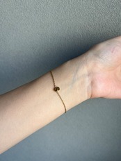 Mini letter bracelet