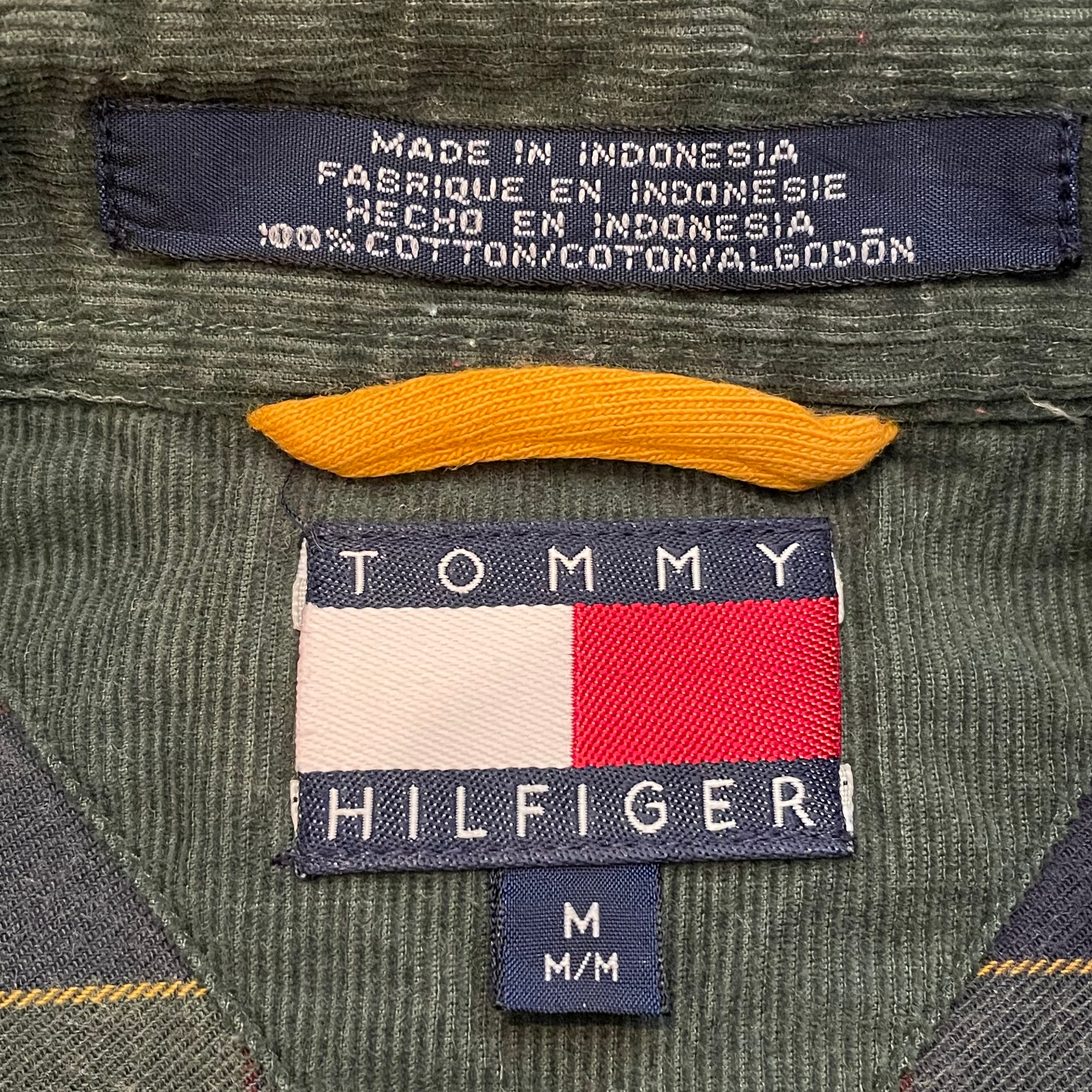 Tommy Hilfiger】90s 長袖シャツ 刺繍ロゴ フラッグタグ ディープ ...