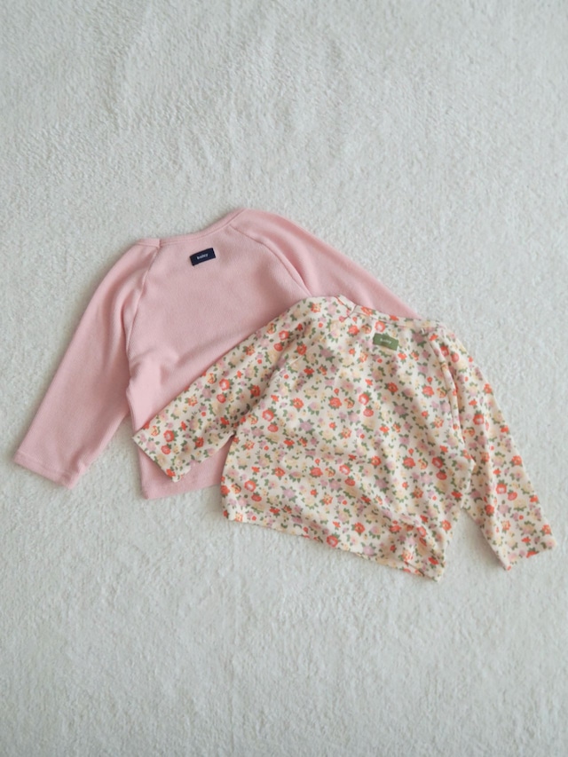 【取寄】bailey|cos boat neck tee (flower)|コスボートネックT(フラワー)|XS-XL|kids|26 autumn