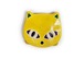 小銭入れミニポーチ　猫パース　ネコ黄色　ヤンピー　インドレザー　