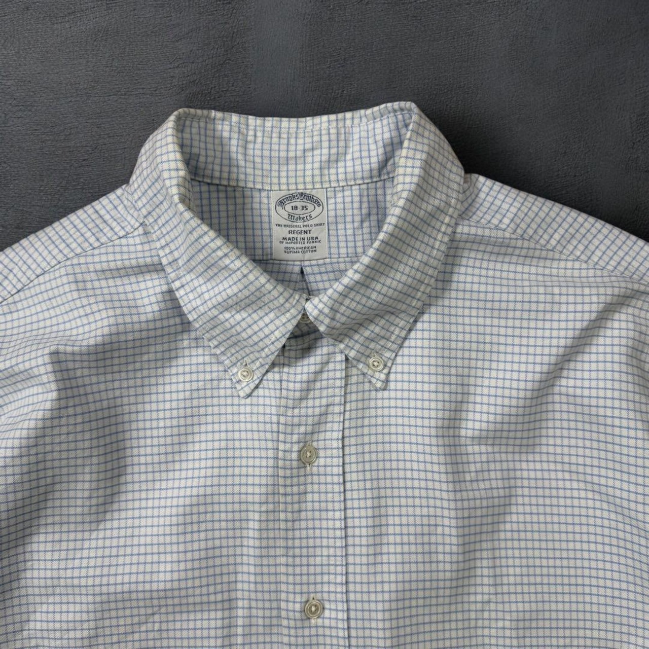 Brooks Brothers S/S shirt USA製 00s ポロカラーシャツ 古着 - 4