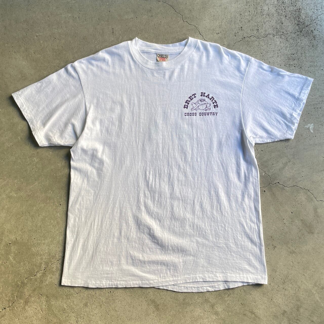 90年代 USA製 CROSS COUNTRY アート アニマル プリントTシャツ メンズ