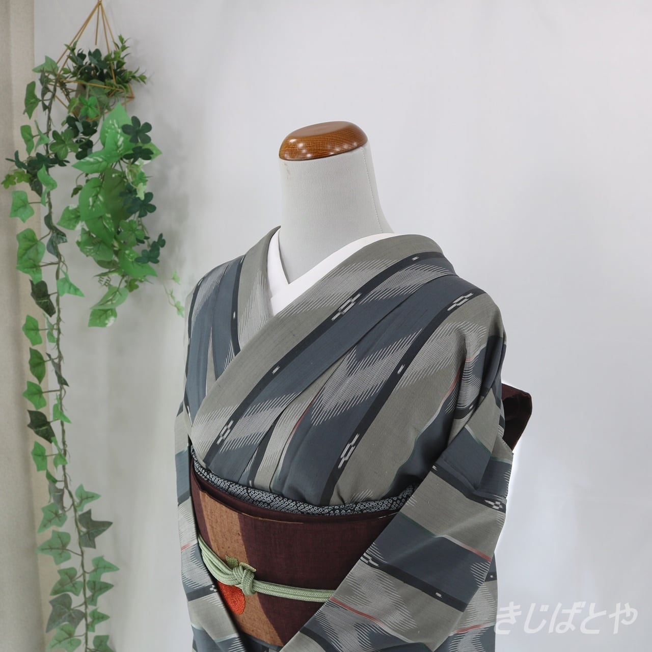 紬 小紋 袷 縞 絞り 粋 紬 小紋 袷 縞 絞り 粋