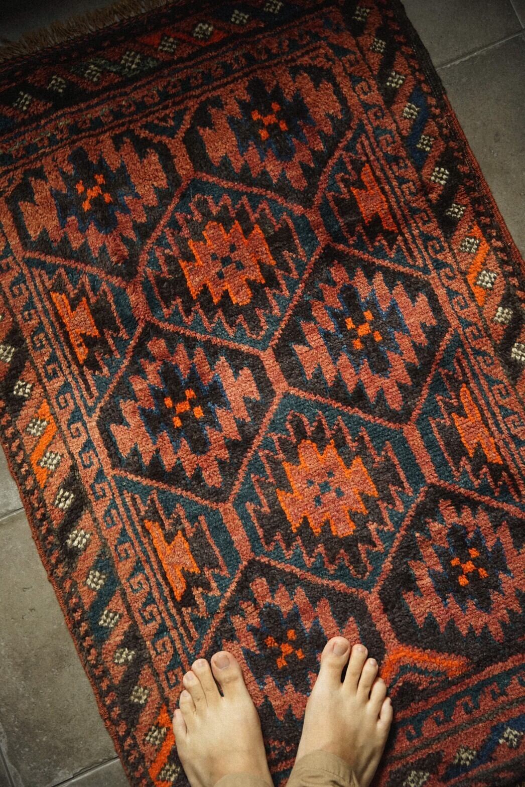 718 -Semi Antique Sistan Baluch rug | 手織りのヴィンテージラグ専門