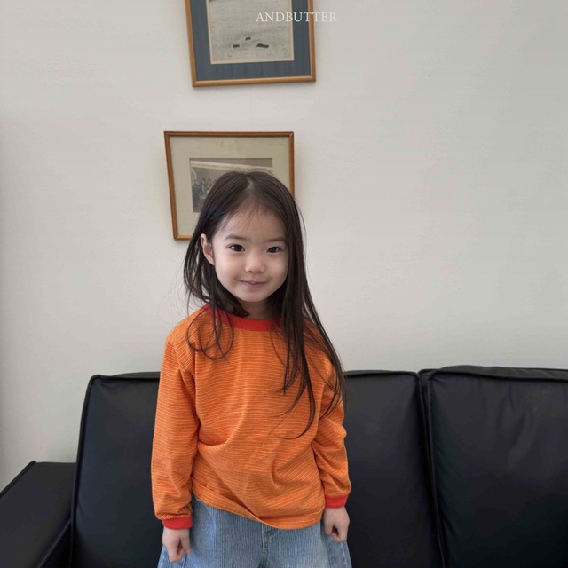 《送料無料》予約：ジェリーバイカラーT【ANDBUTTER】※ジュニアサイズ