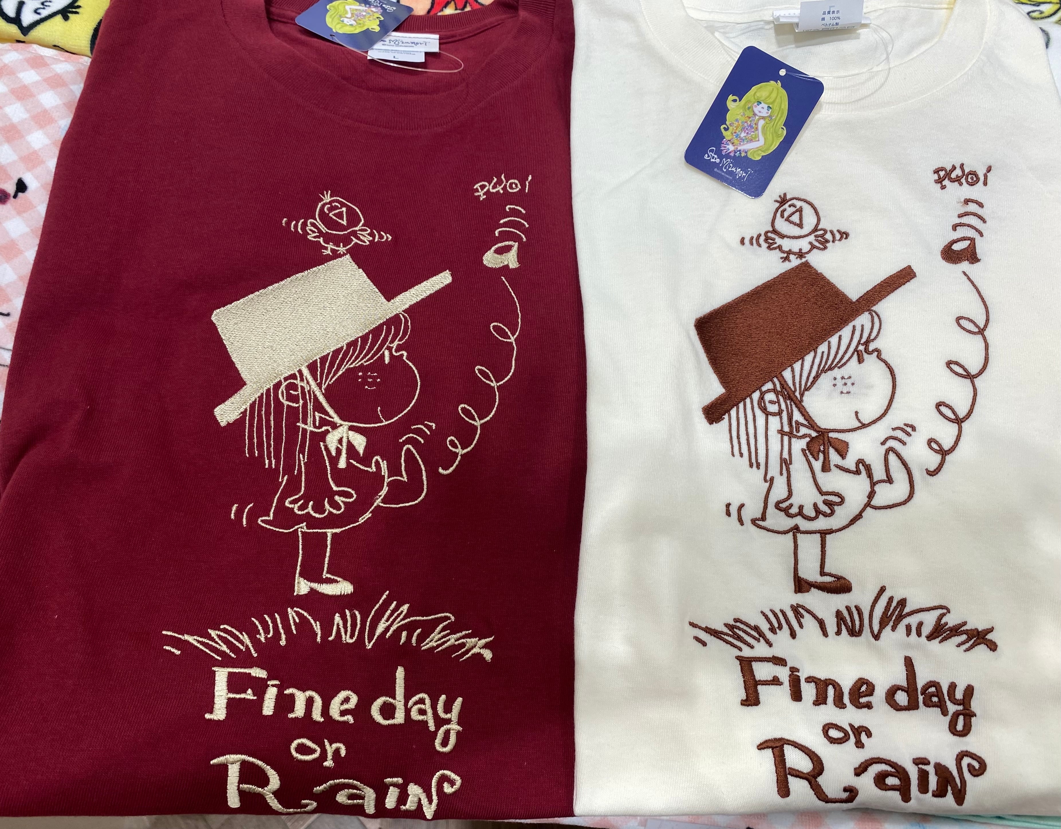 水森亜土刺繍ロングスリーブTシャツ | 水森亜土のおもちゃ箱画廊 official