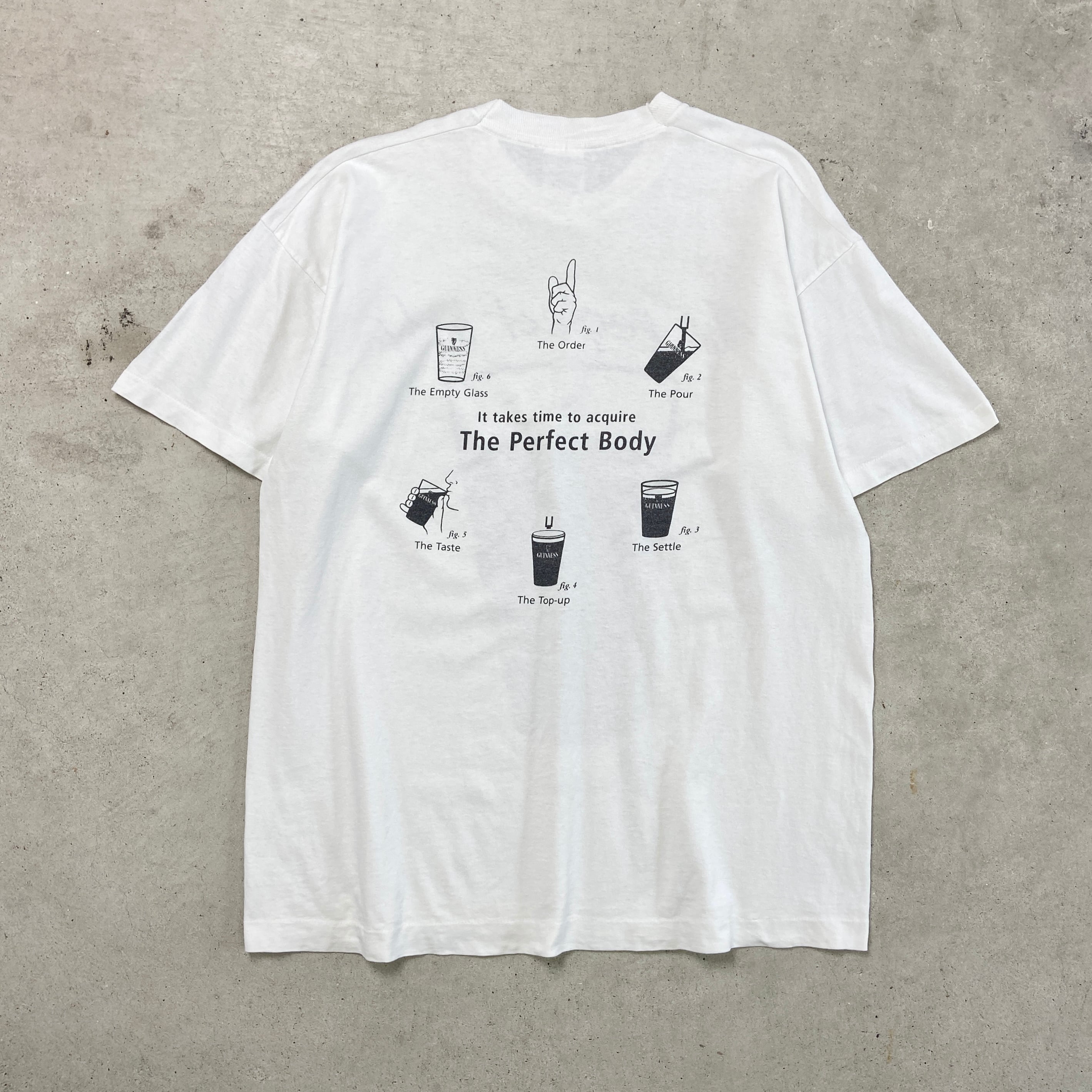 90年代 アイルランド製 GUINNESS ギネスビール 企業ロゴプリントT 