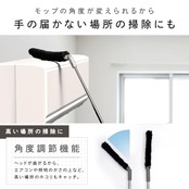 レック 激落ちくん 高密度ブラシ トレループ Premium (ハンディ伸縮タイプ ・ ブラック) 最長約93cm くり返し使える ホコリ取り/ケースに通すとモップがキレイに/スライドケースでホコリをまとめて捨てられる