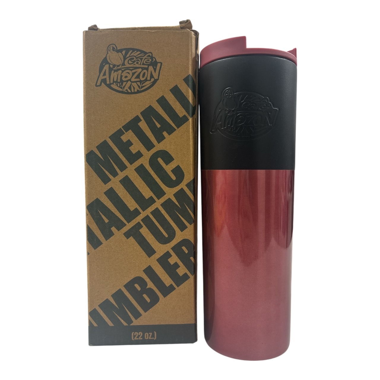 cafeAmazon メタリックステンレスタンブラー 650ml