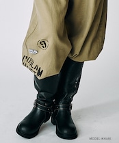 サイドペイントオーバルジョガーパンツ (KHAKI) CQ-49018