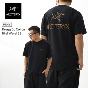 ARC'TERYX [アークテリクス正規代理店] Kragg SL Cotton Bird Word SS Men's [X000009535] クラッグ SL コットン バード ワード ショートスリーブ メンズ・半袖・ハイキング・トレッキング・タウンユース・MEN'S [2025AW]