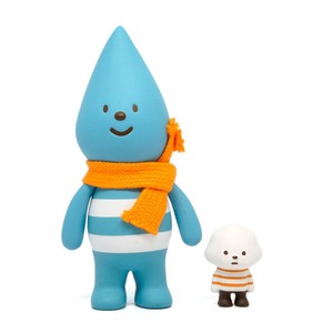 Little Raindrop with Mini Mr. White Cloud