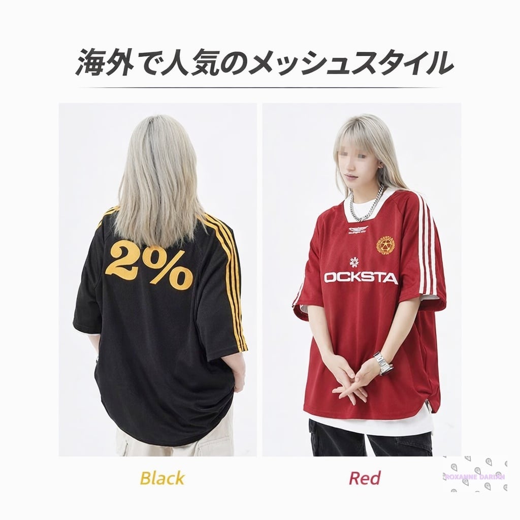 トップス 半袖 レディース 韓国風 体型カバー Tシャツ ストライプ