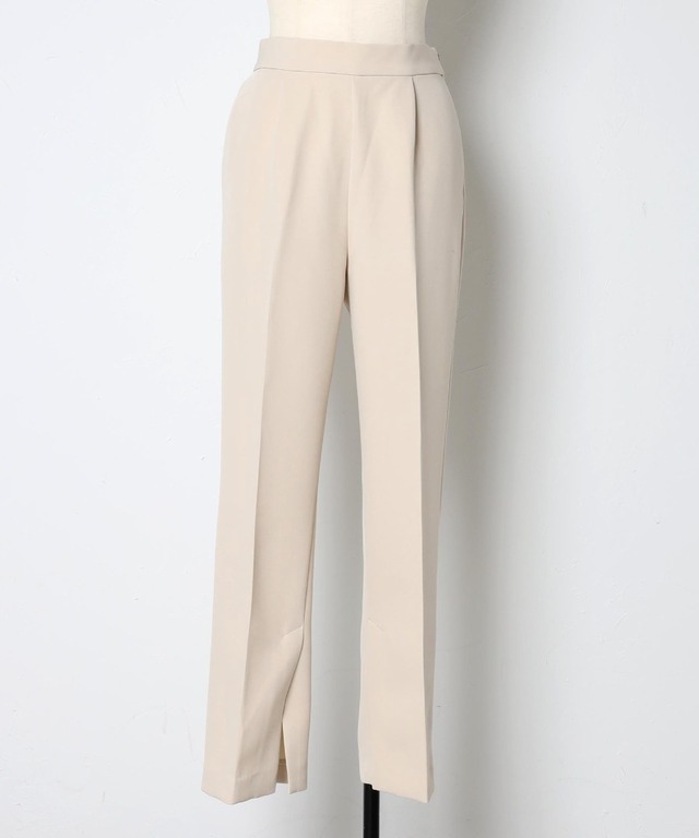 裾ベンツテーパードパンツ