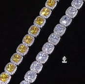 【WBJ &CO】S925フルインレイブレスレット(WBJ00003)