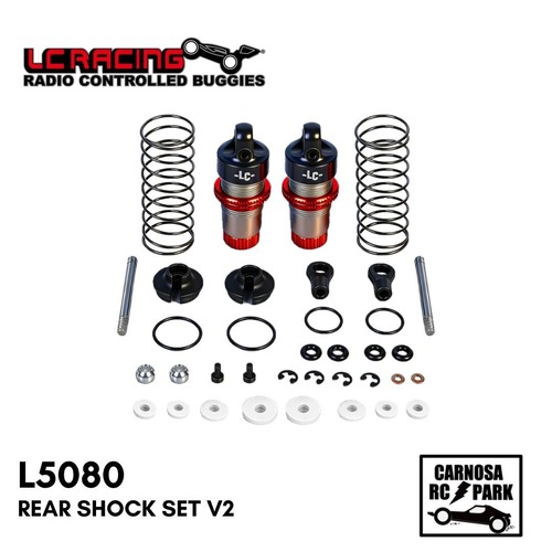 【LCRACING エルシーレーシング】Rear Shock Set V2[L5080]