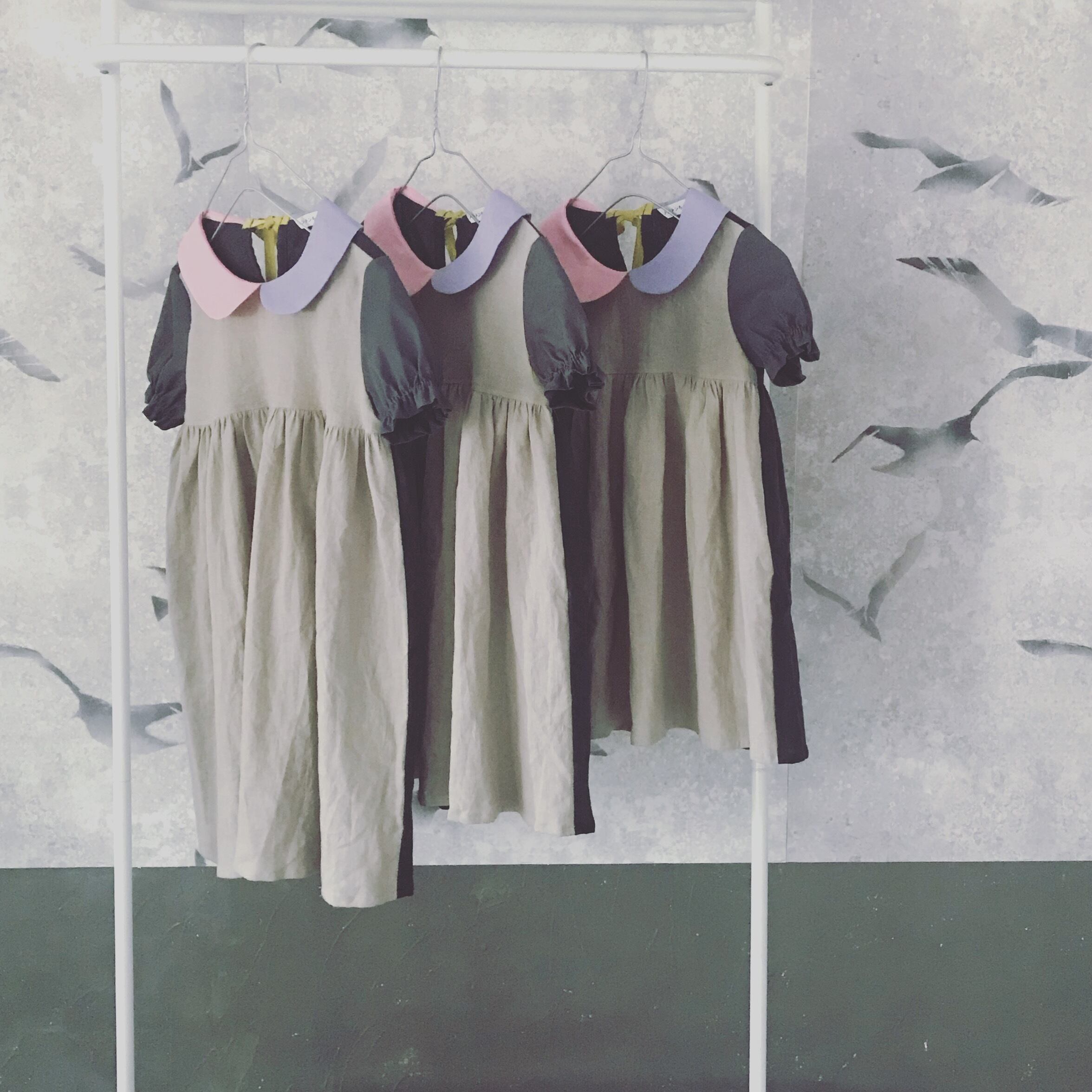 00 丸襟パレットワンピース