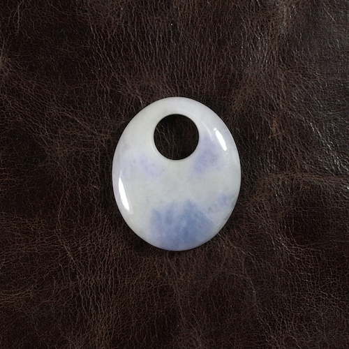 糸魚川翡翠 ラベンダー わっかペンダントトップ 5.0g Wakka Lavender Jadeite Pendant top