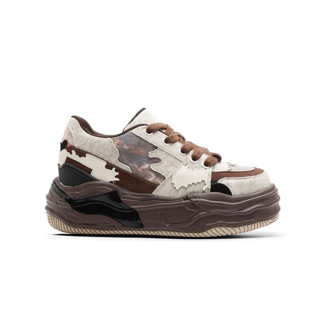 アートパッチミックスボリュームスニーカー   R01558