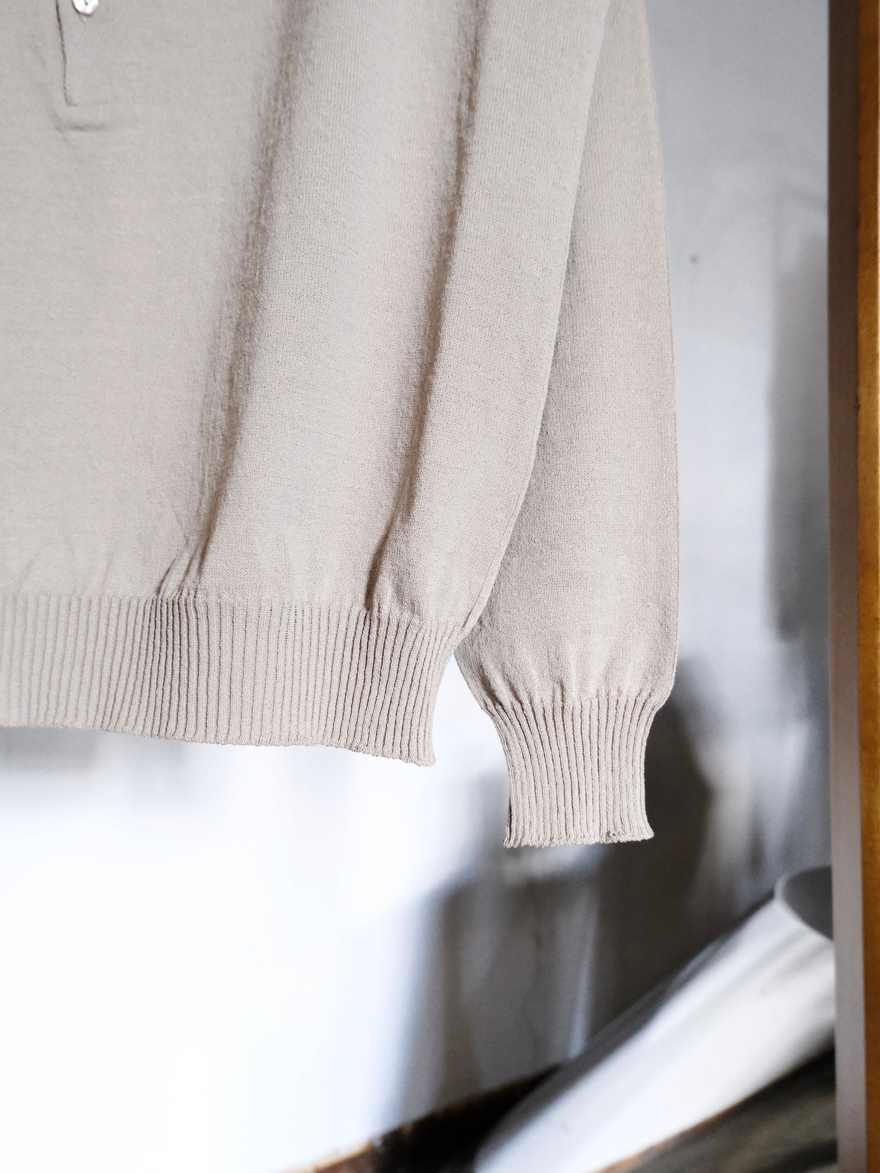 SOSHIOTSUKI】 DRAPED PLACKET POLO SHIRT | THE OUR