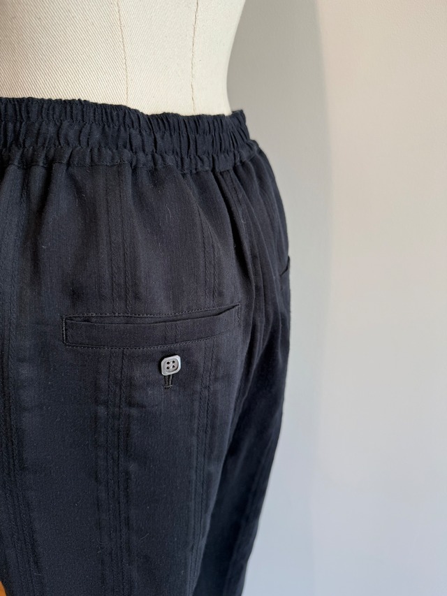 jonnlynx/JL226-PT866 striped pants(BLACK)