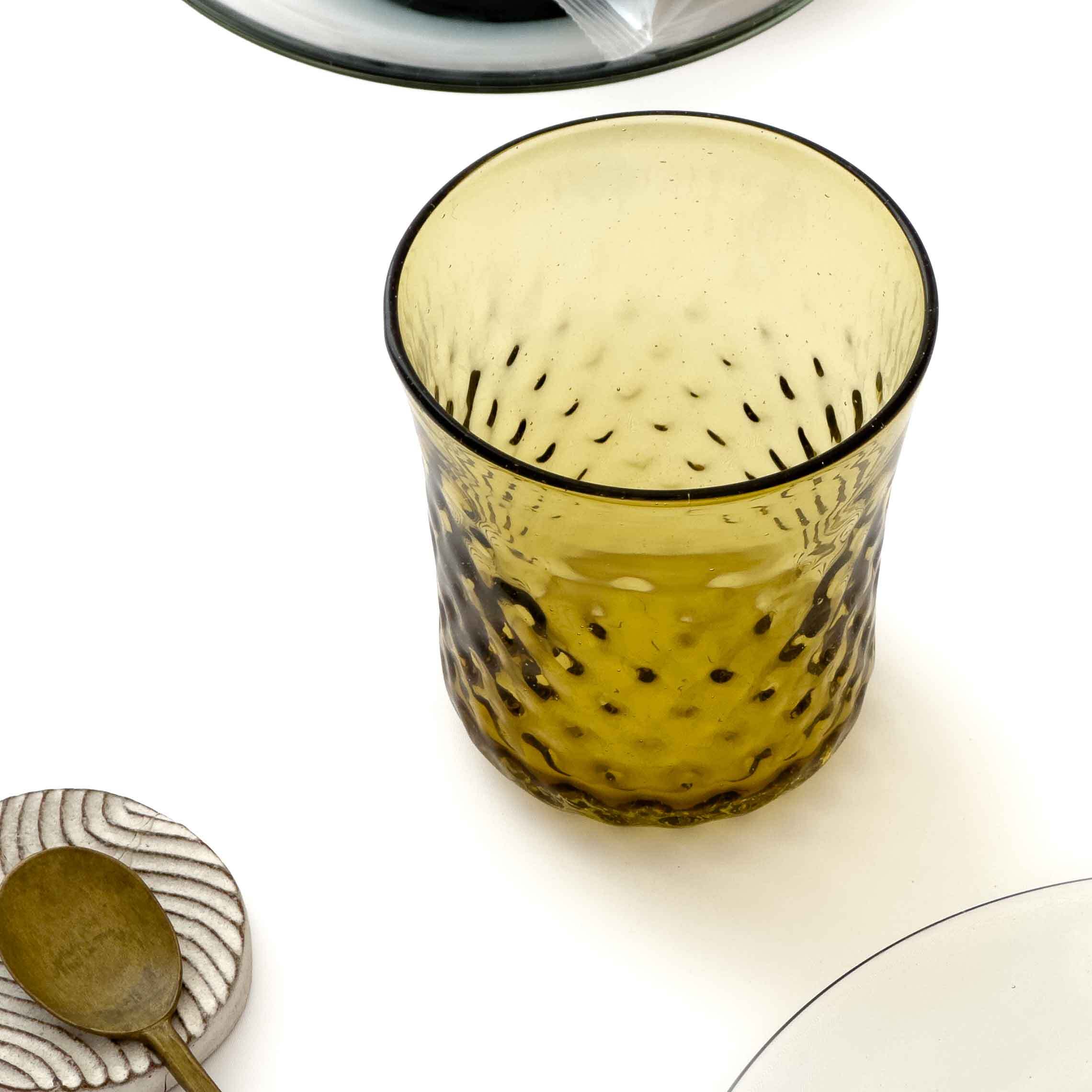 ガラス工房ロブスト】ダイヤグラス ノーボ 茶 [琉球ガラス] | 【琉球