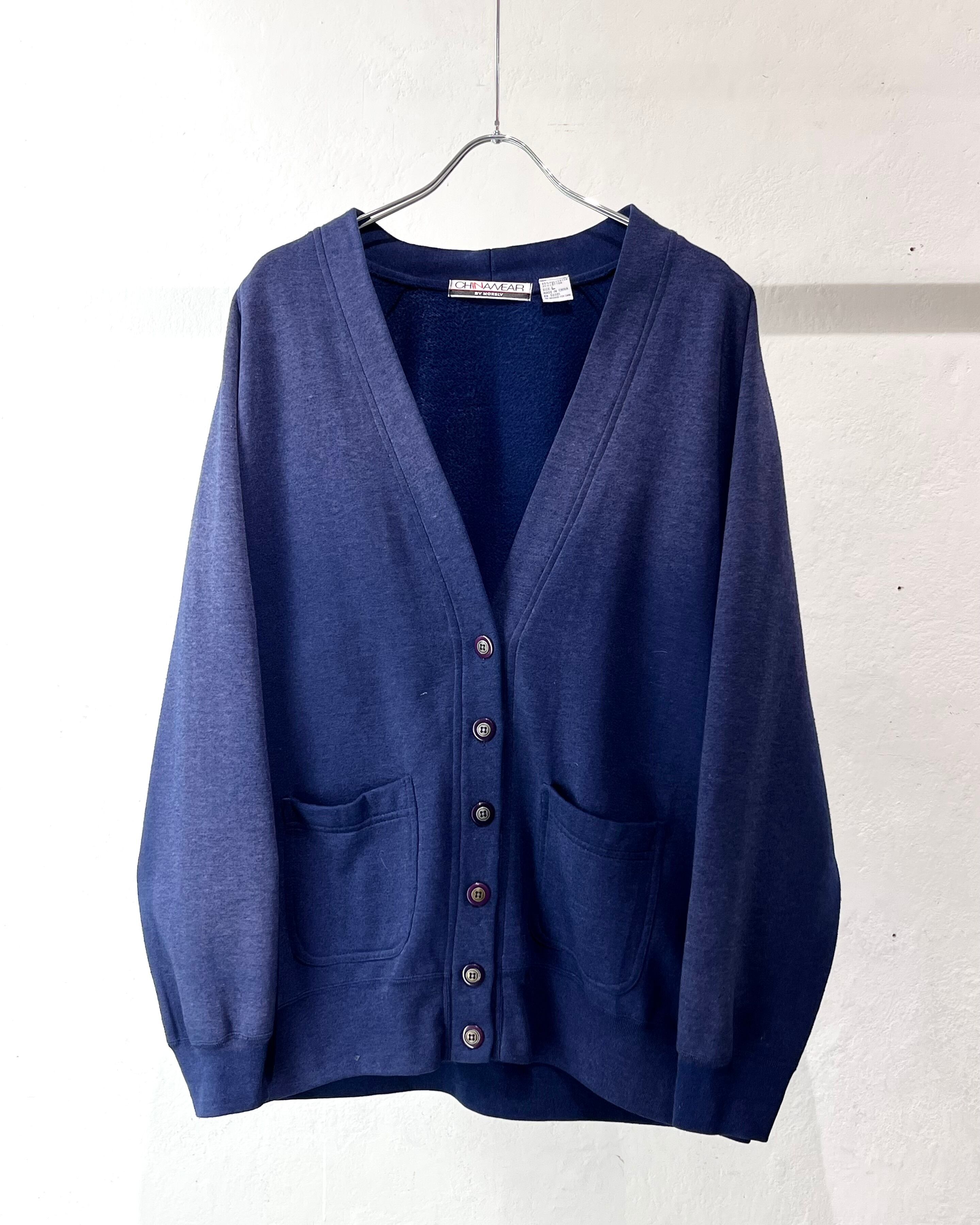 ~90s CHINAWEAR Faded Sweat Cardigan