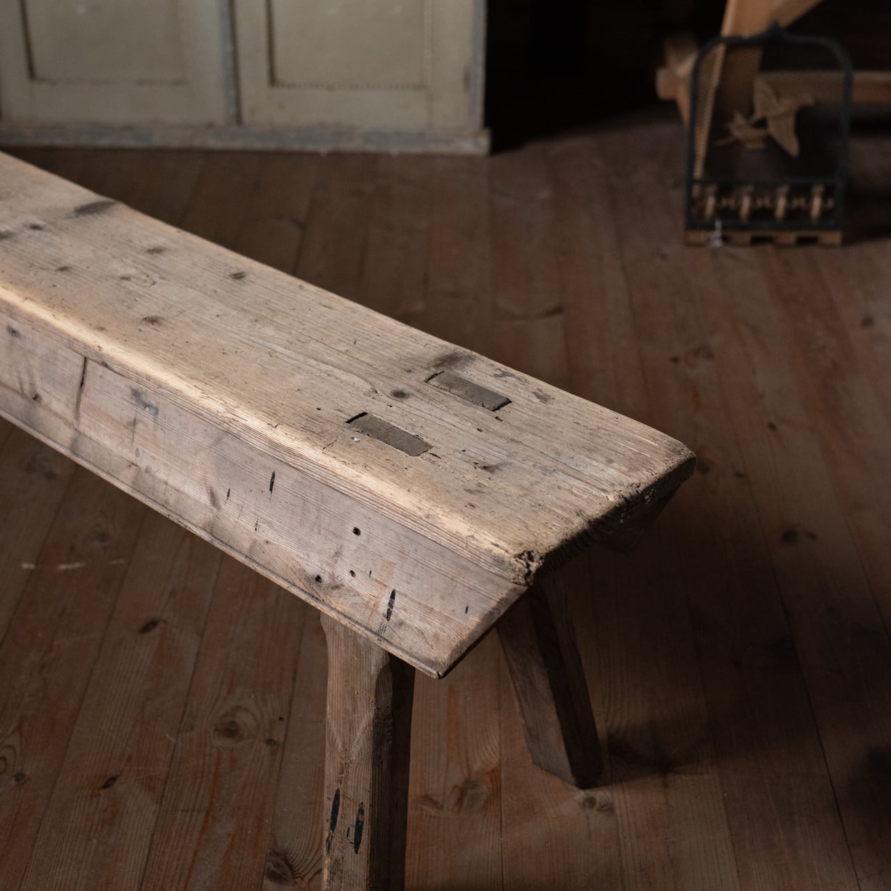 Bench / ベンチ 〈長椅子・店舗什器・植物・アンティーク