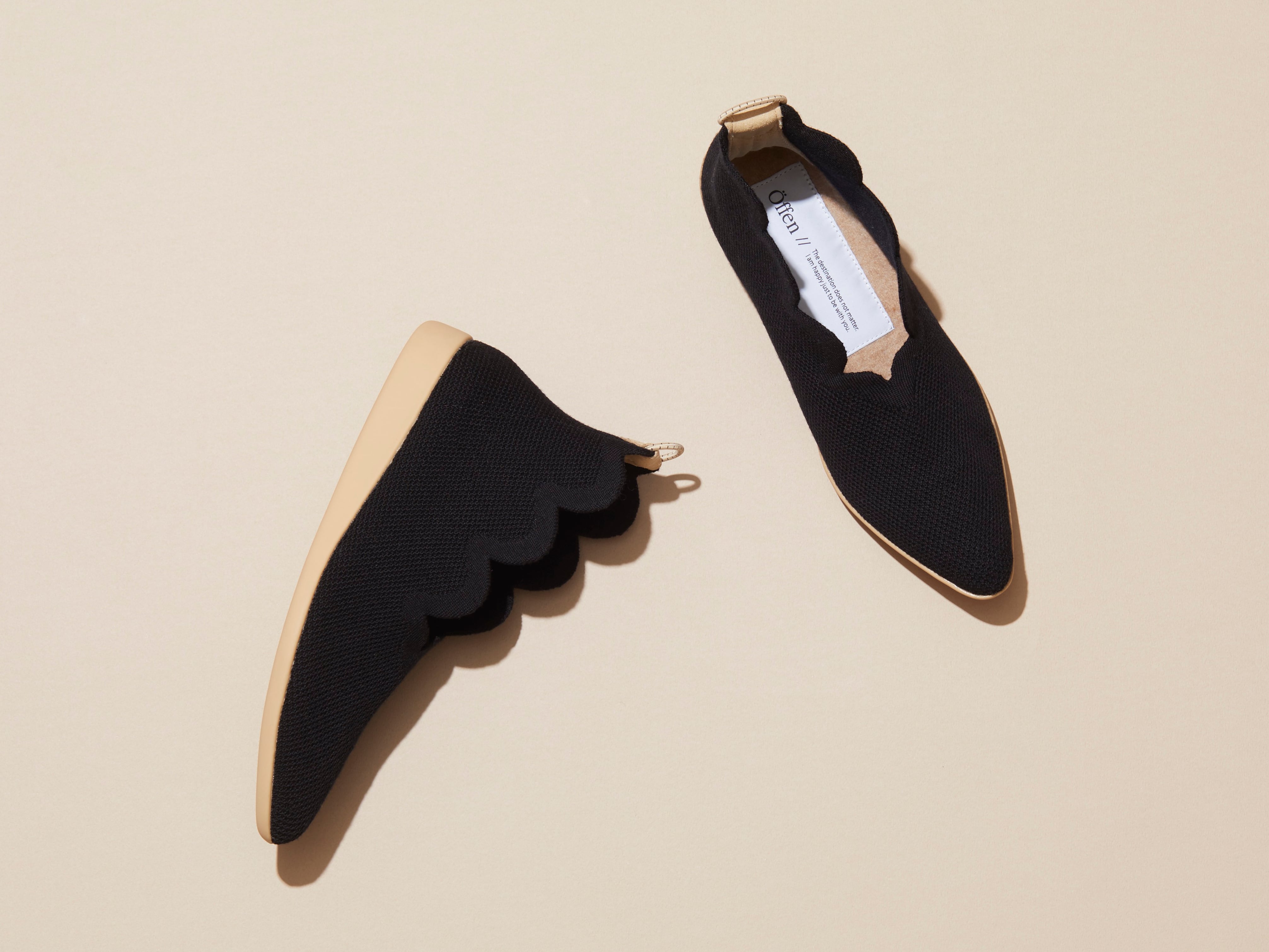 pointedboots-SCALLOP / BLACK | Offen