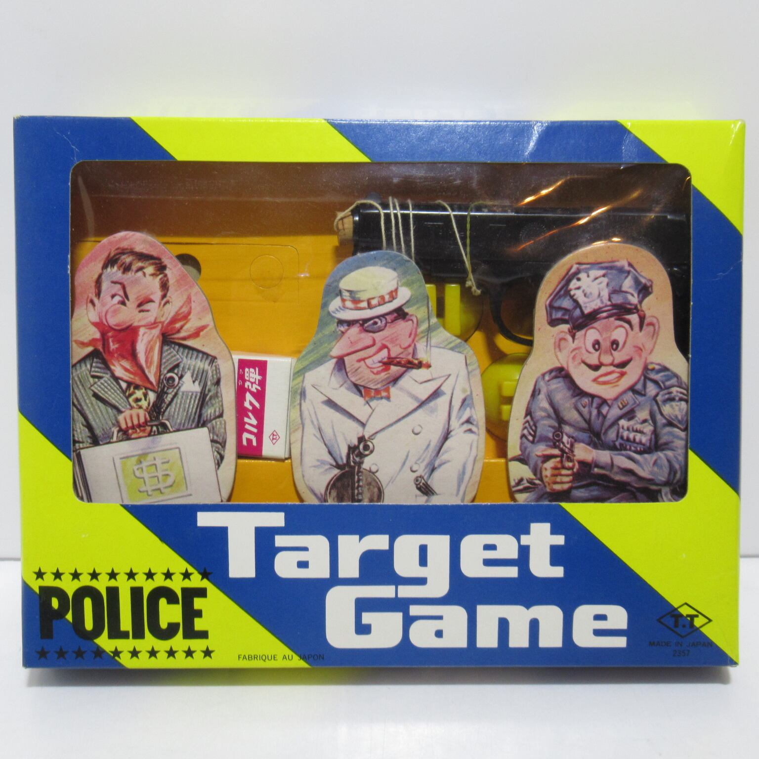 コルク銃 おもちゃ Target Game POLICE 昭和レトロ デッドストック [#3