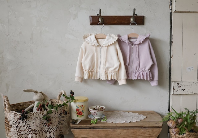 【取寄】flo|oatmeal hooded jumper|オートミールフードジャンパー|90-140|kids&jr|26 autumn