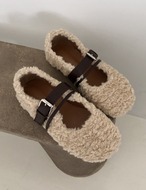 【新作5％OFF・3日間】Mary-jane Boa-Fur Shoes_onecolor