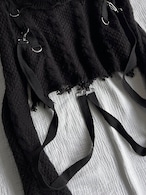 "KILLSTAR" Bondage Short Knit