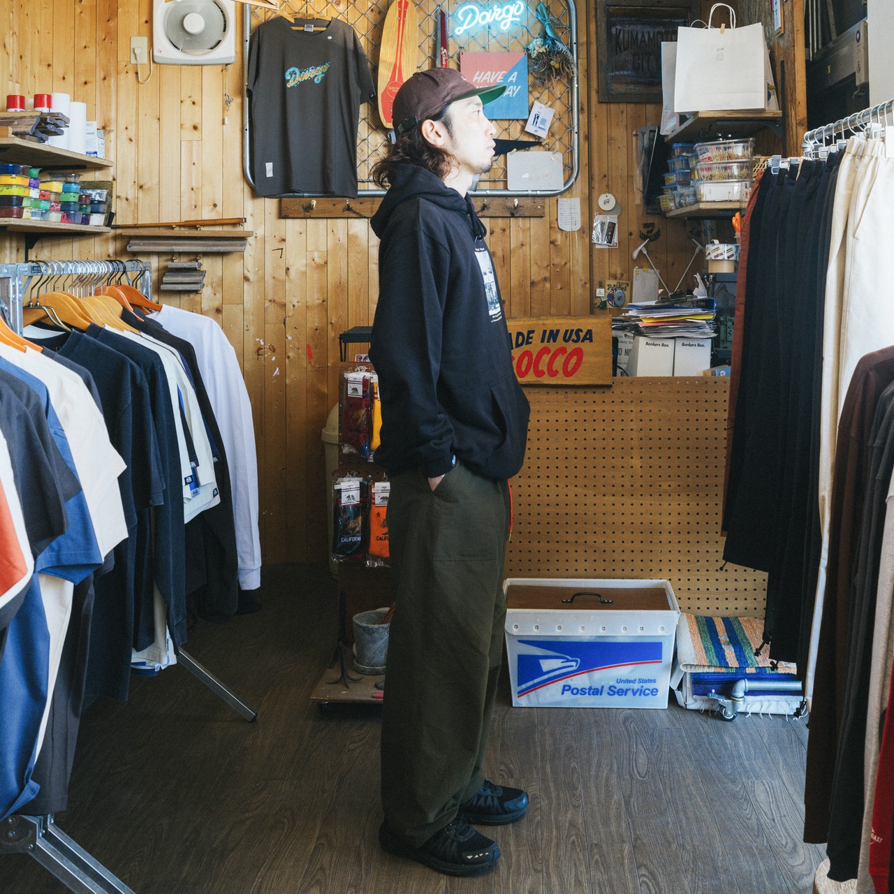 【DARGO】"LAST 田井島" 8onz Pull Over Hoodie（BLACK）