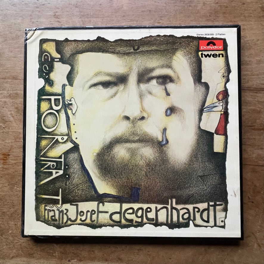 【絶版LP　中古 2LP】ホルスト・ヤンセンのアートワーク　Franz Josef Degenhardt ‎–  Porträt:  　Polydor   [310194357]