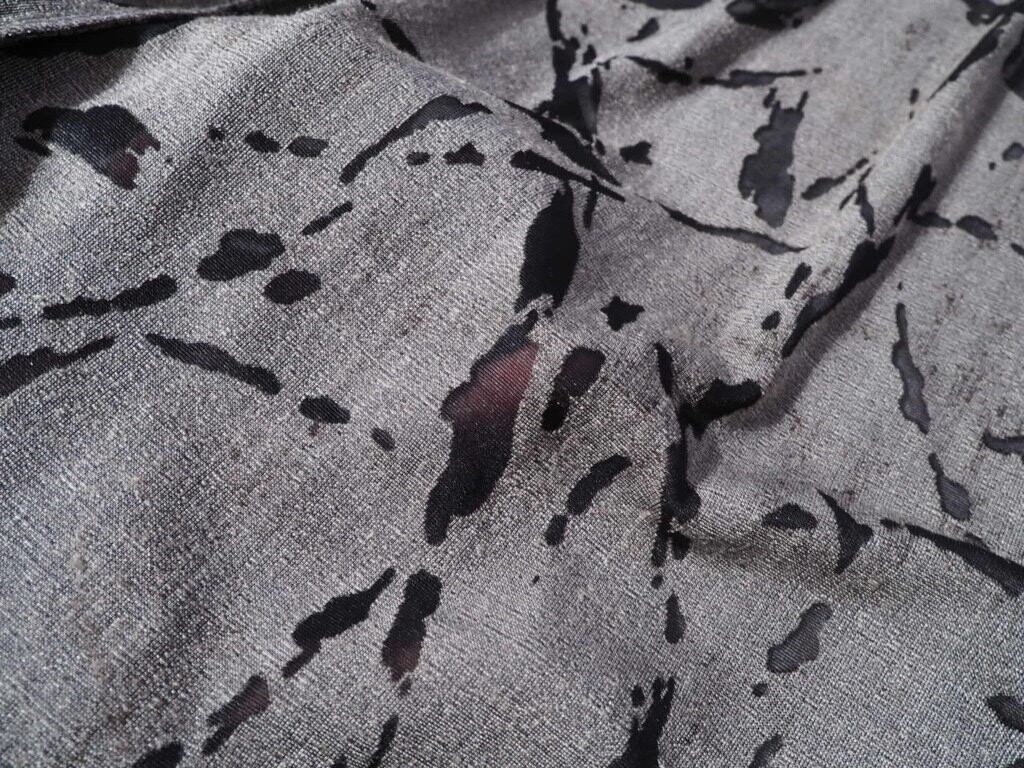 1990s Atelier sab see-through vintage velours shirt