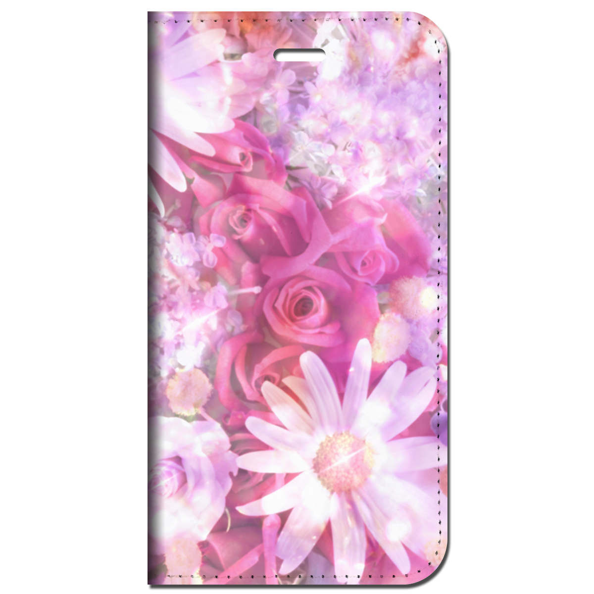 iPhone対応 スマホ 手帳型ケース パステル イラスト キュート 絵画 水彩画 【iPhone16 / iPhone16e / iPhoneSE 他 iPhone各機種対応】 st12