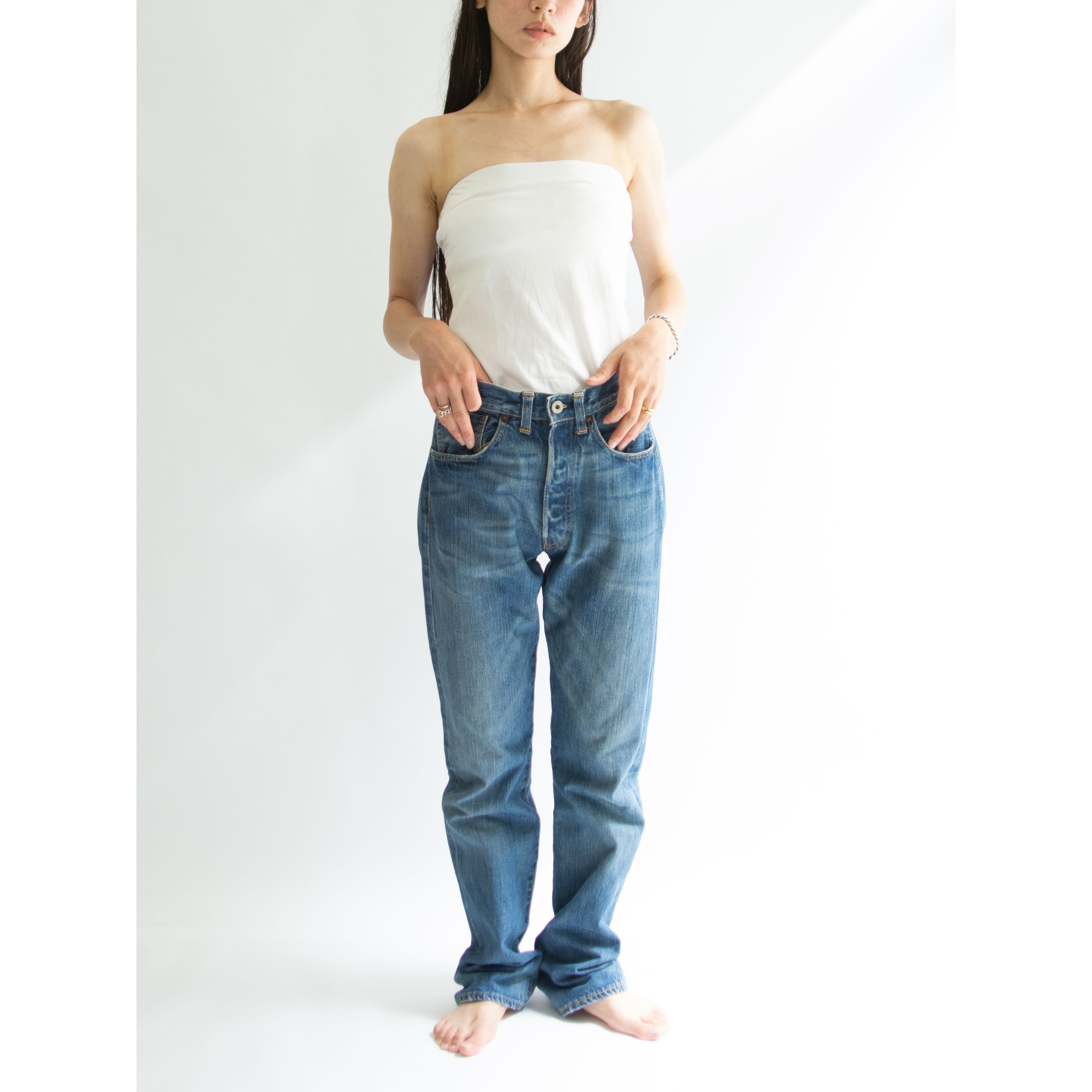 LEVI'S VINTAGE CLOTHING S501XX】Made in U.S.A. 44's Straight Denim