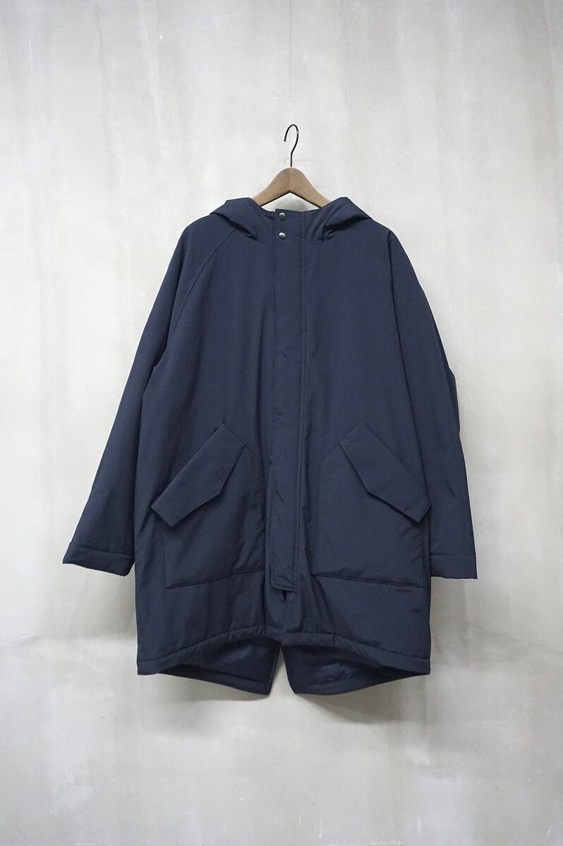 Nylon Padded Hoodie Coat