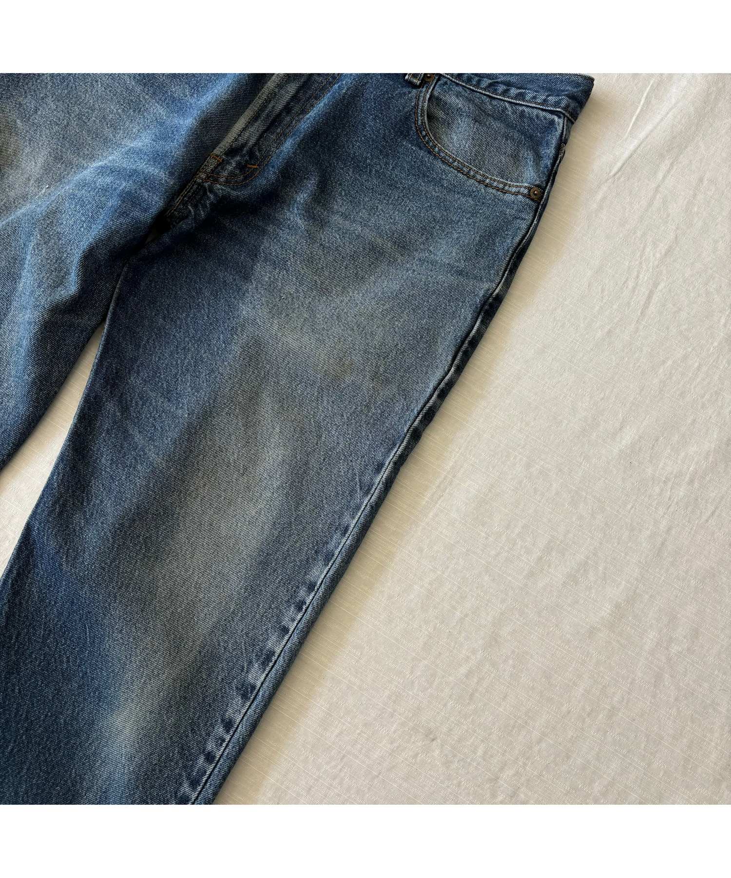 00's Levi's505/リーバイス505 ヒゲ落ち グッドフェードデニムパンツ