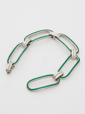 Green Enamel Bracelet