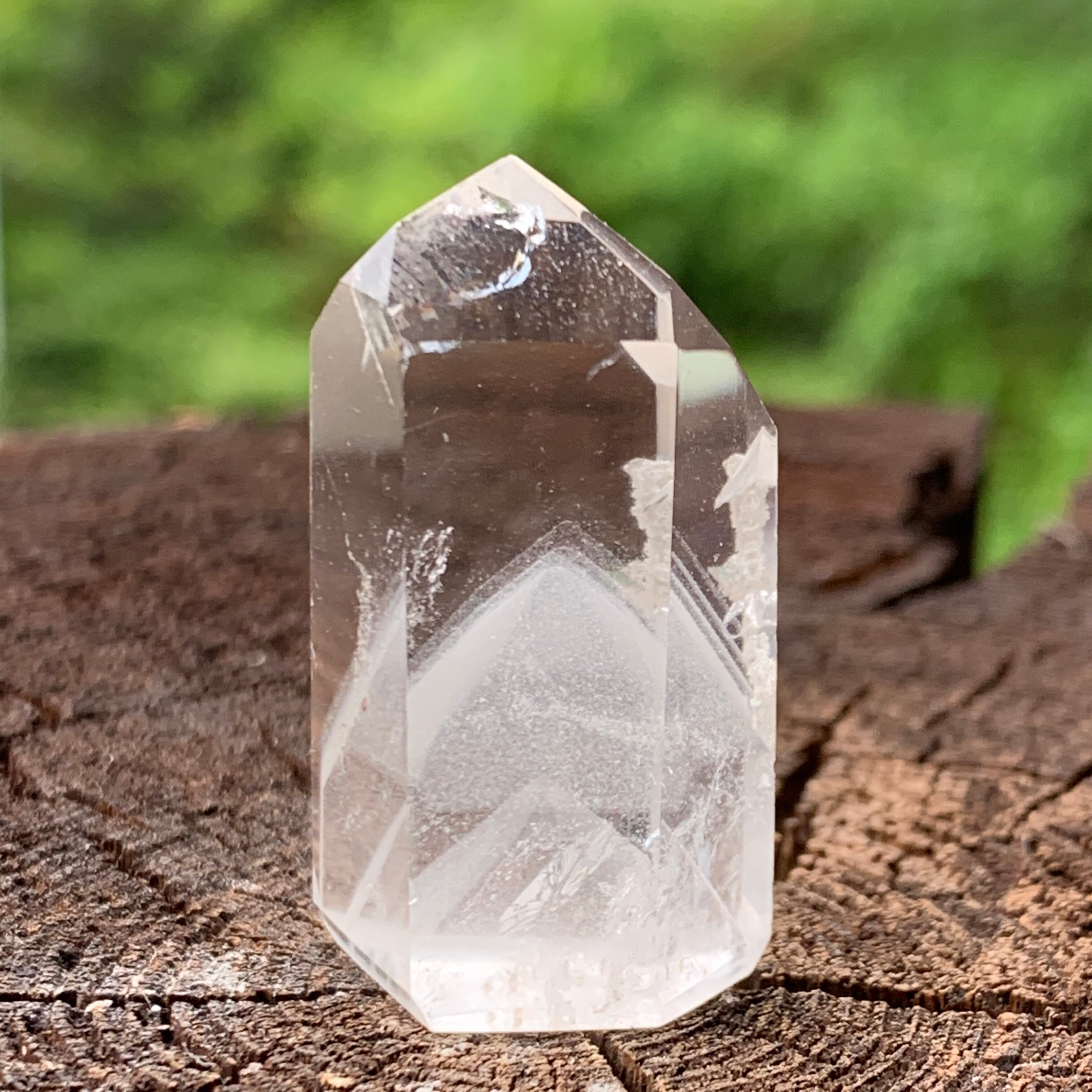 ブラジル産ファントムクォーツ プレミアム】ブラジル産グリーンファントムクォーツ 12mm～12.5