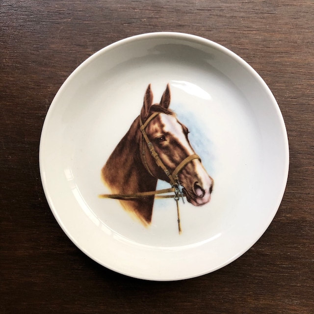 Vintage “Bareuther” Horse Mini Plate made in Germany / バロイテア馬柄ミニプレート