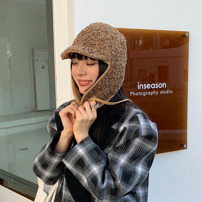 ウールオータムウィンターベルベット 帽子 秋物 冬物 ブラック・アイド・ピーズ61510819946